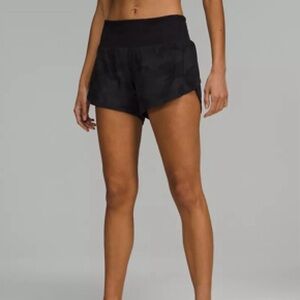 Lululemon Speed up mid rise Lined shorts 4”